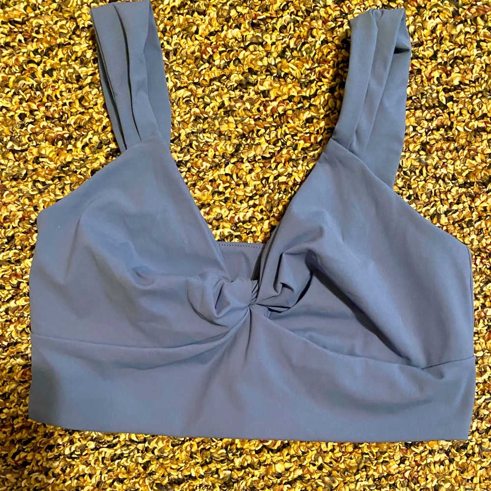 Carbon38 twist tie bra top